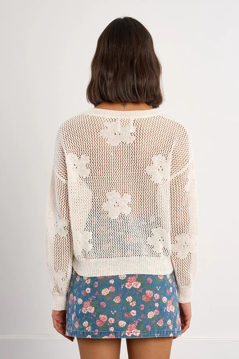 Daisy Openwork Sweater