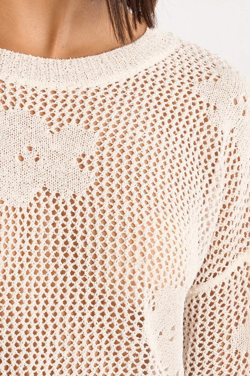 Daisy Openwork Sweater