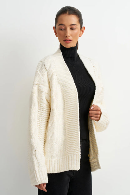 Morgan Cable Knit Cardigan