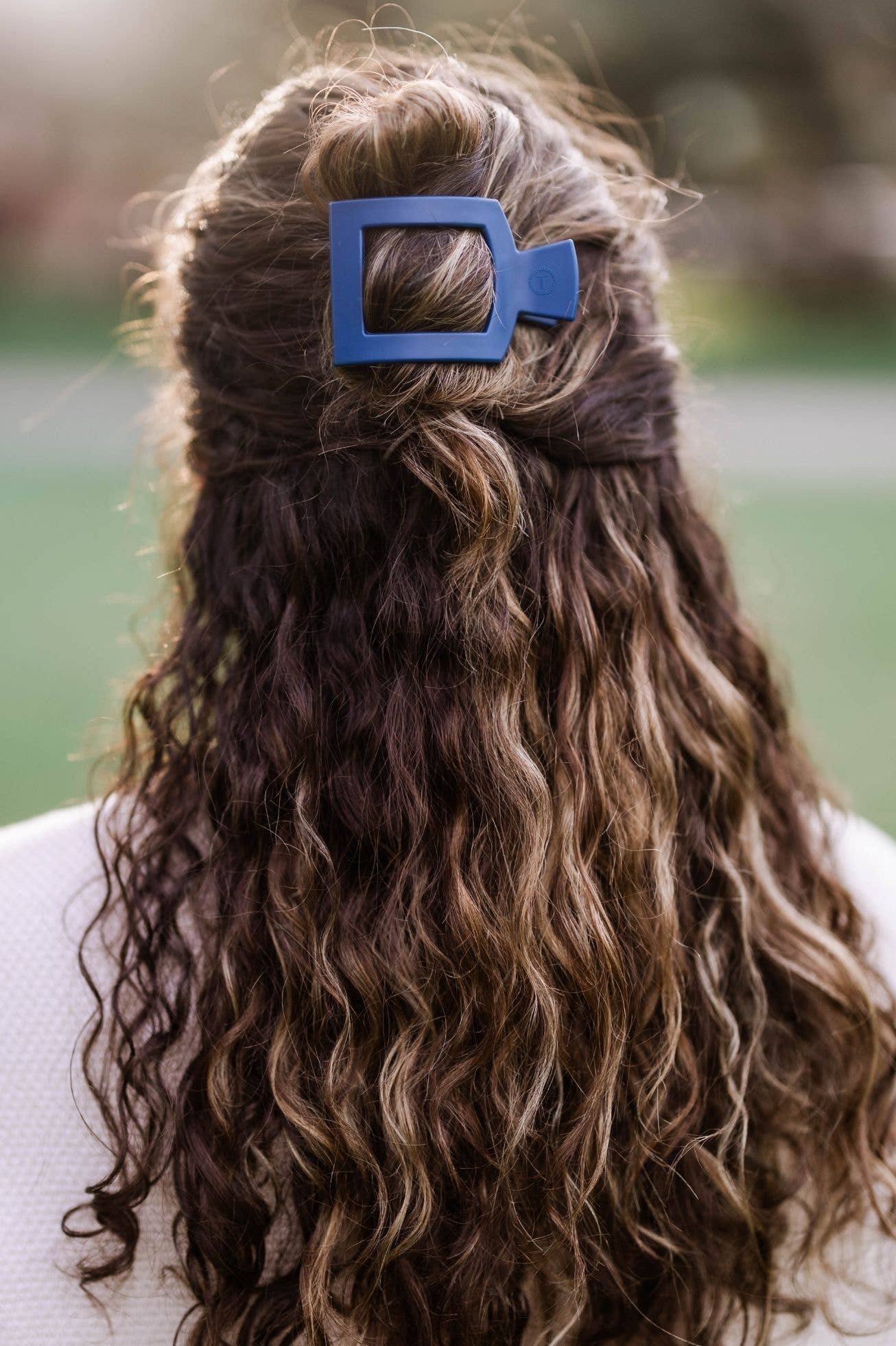 Square Flat Hair Clip - Small