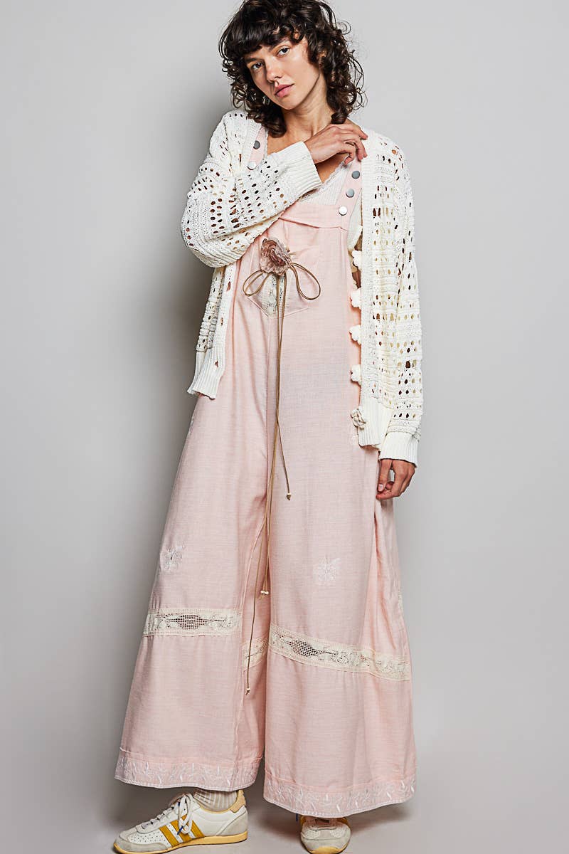 Multi-Strap Sculpted Rose Crochet Belt Choker