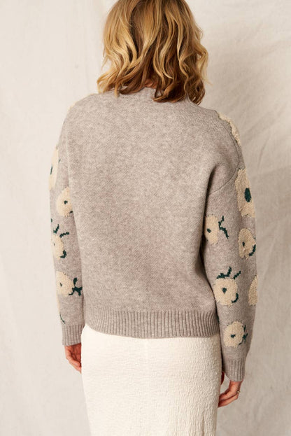 Flower Cloud Pullover Sweater