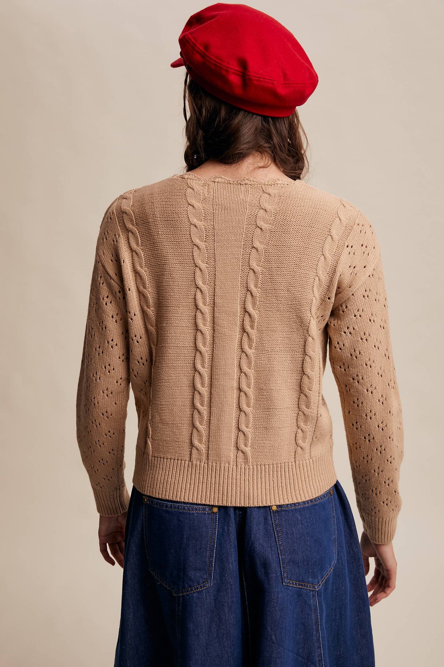 Handmade Crochet Flower Cardigan