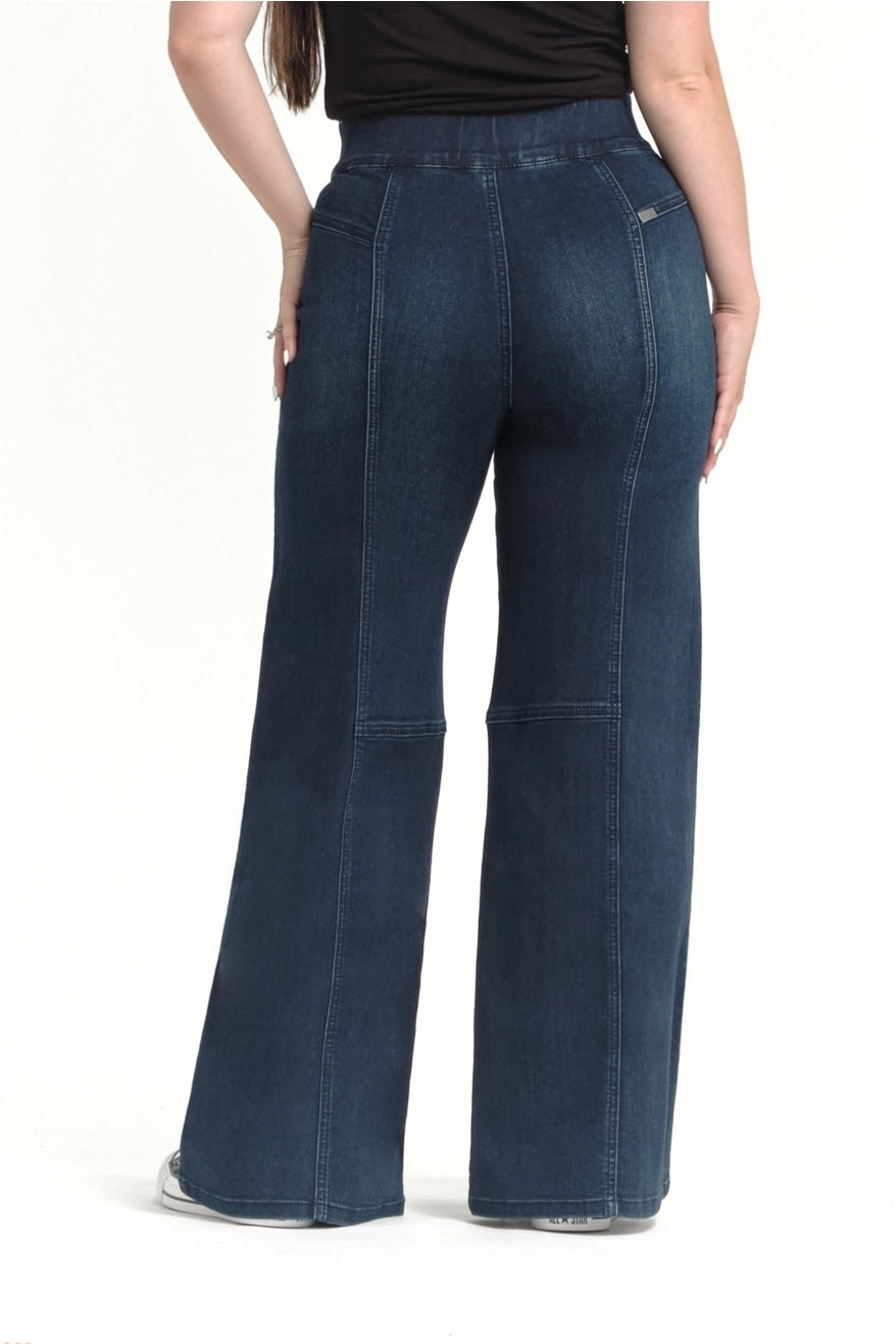 Petite Wide Leg Jean w/ Tummy Control