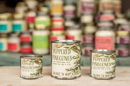 Peppered Pinecones Paint Can Candle- Vintage Collection