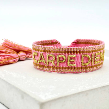 Woven Embroidered Statement Bracelets