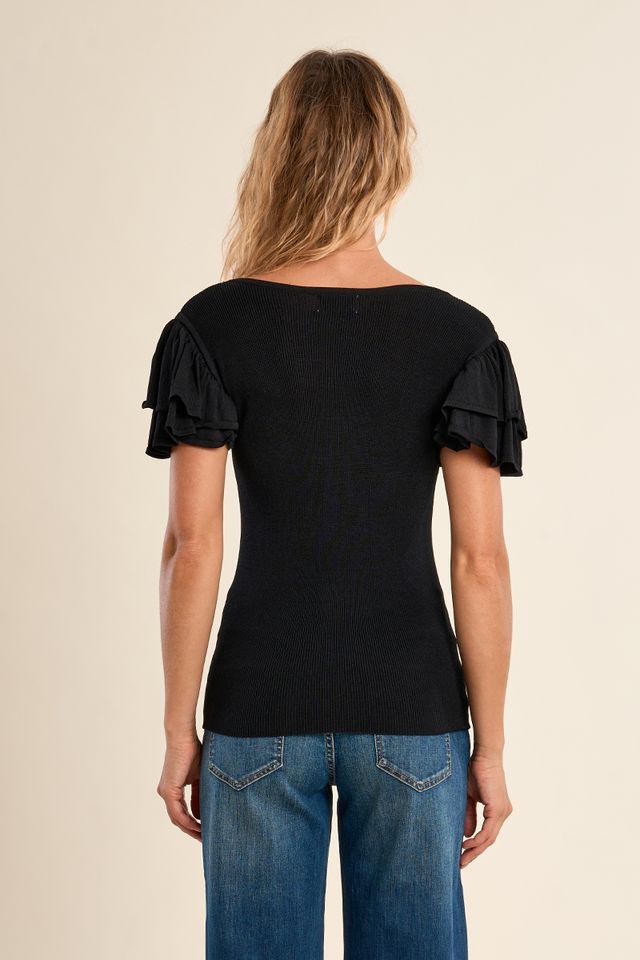 Flutter Sleeve Top