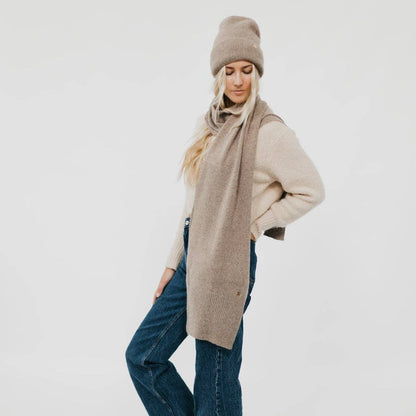 Cassidy Cashmere Wrap and Beanie Set