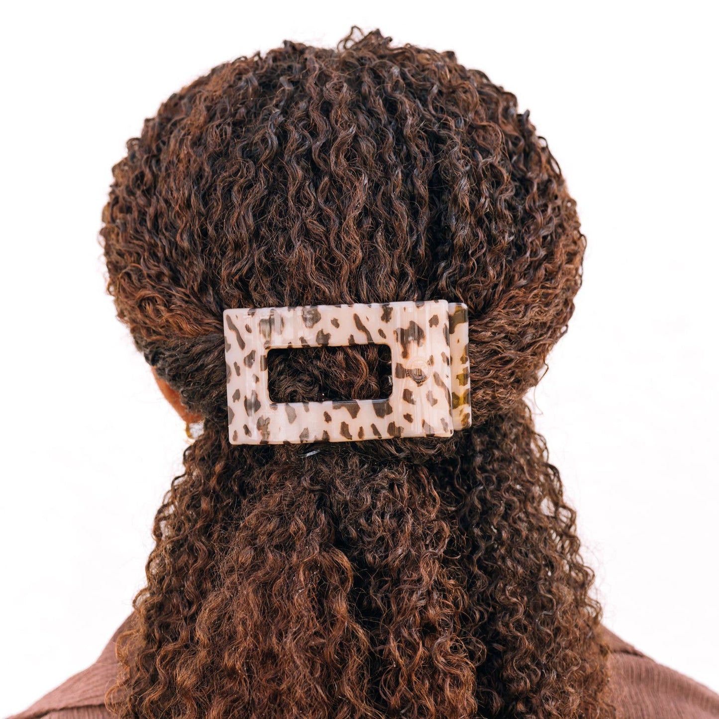 Flat Rectangle Hair Clip - Large