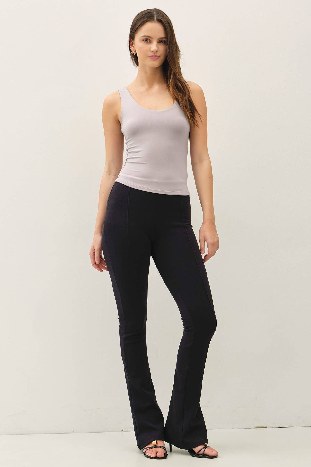 Double Lined Scoop Neck Tank