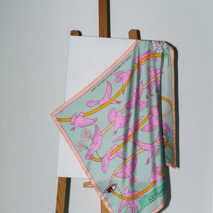 House of Frida Silk Bandana Scarf