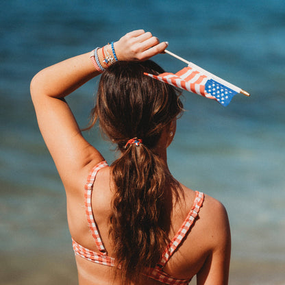 Free Patriotic Hair Tie Bracelets