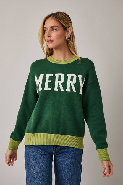 Merry Long Sleeve Sweater