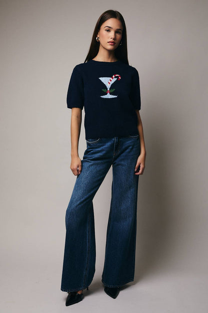 Cocktail Graphic Sweater