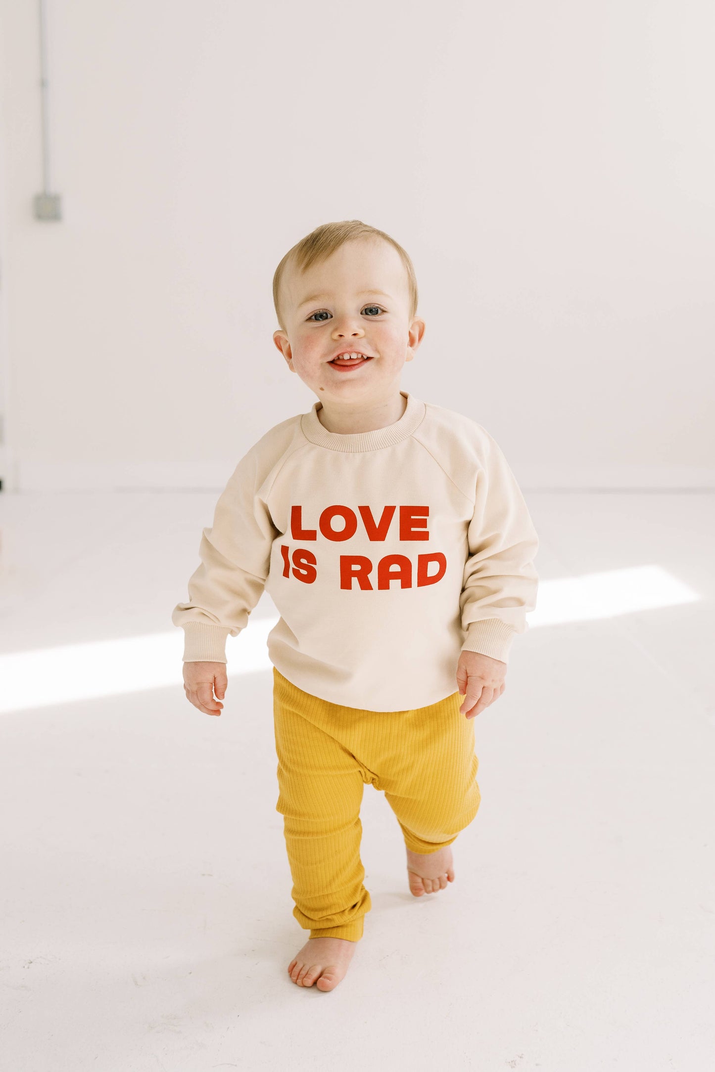 Love is Rad Toddler Sweatshirt