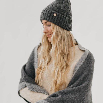 Satin Lined Cashmere Beanie