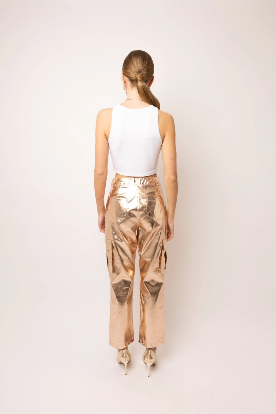 Lupe Utility Metallic Pants