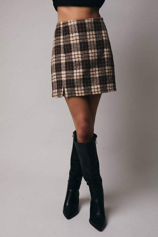 Plaid Mini Skirt