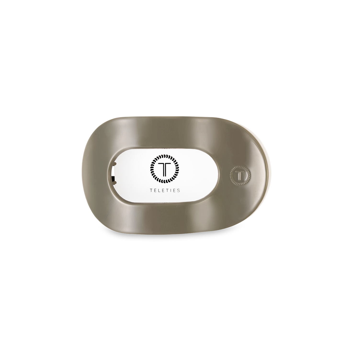 Flat Round Hair Clip - Small
