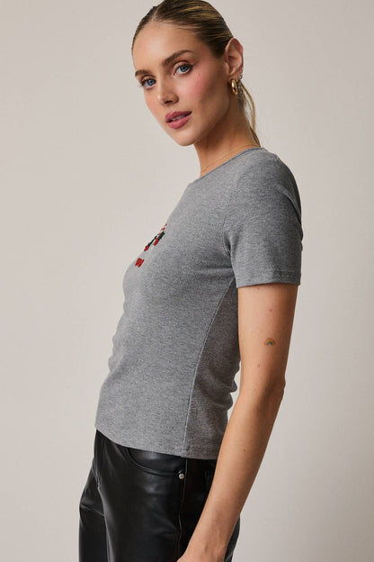 Christmas Beads Rib Tee