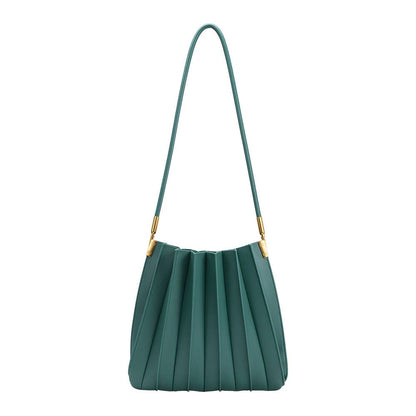 Carrie Pleated Shoulder Bag