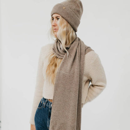 Cassidy Cashmere Wrap and Beanie Set