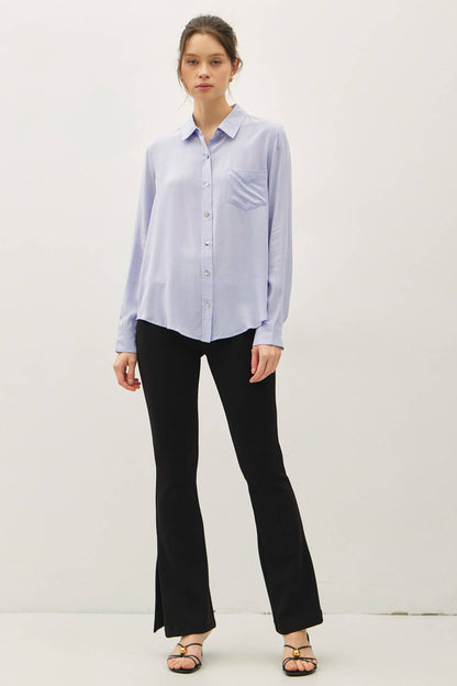 Classic Cut Button Up Top