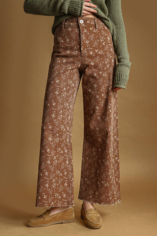 Floral Print Pants