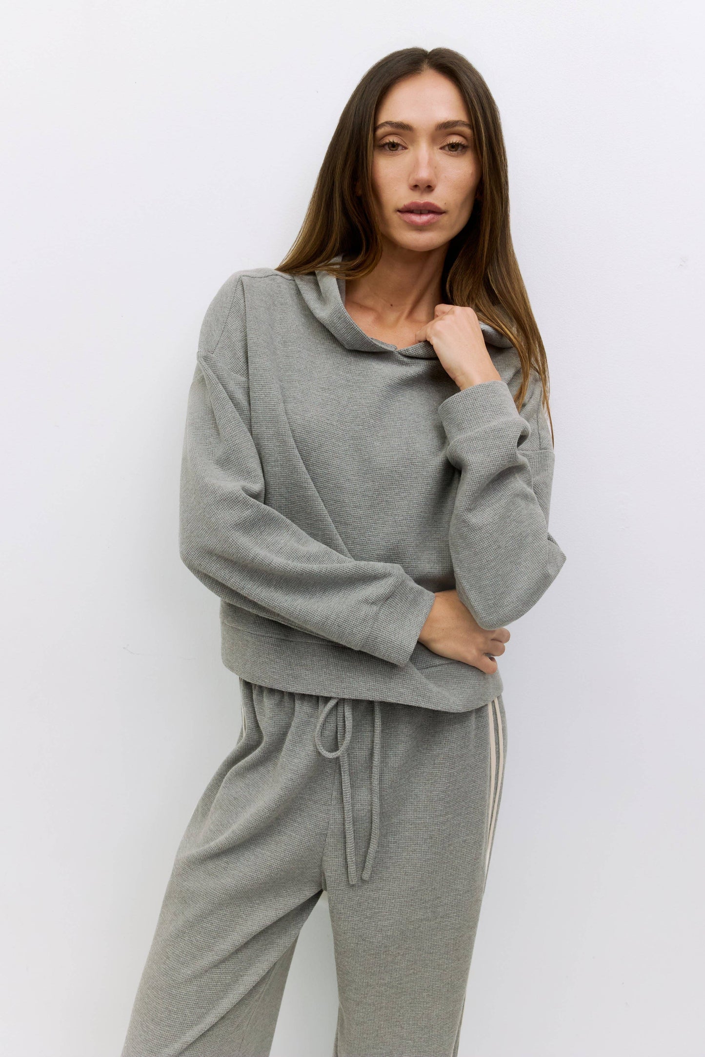 The Enzo Hoodie | Waffle Knit Hoodie