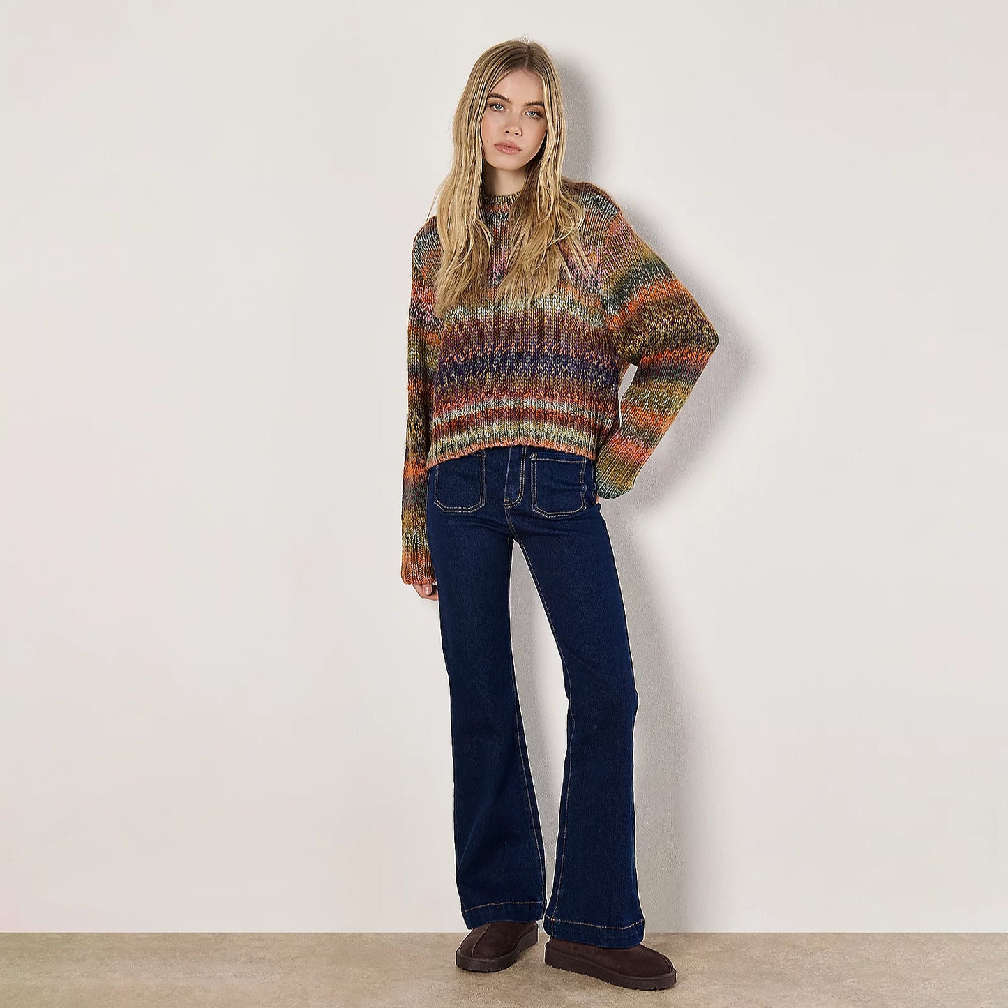 Chunky Multi-color Sweater