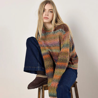 Chunky Multi-color Sweater