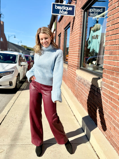 Chunky Knit Turtleneck Sweater