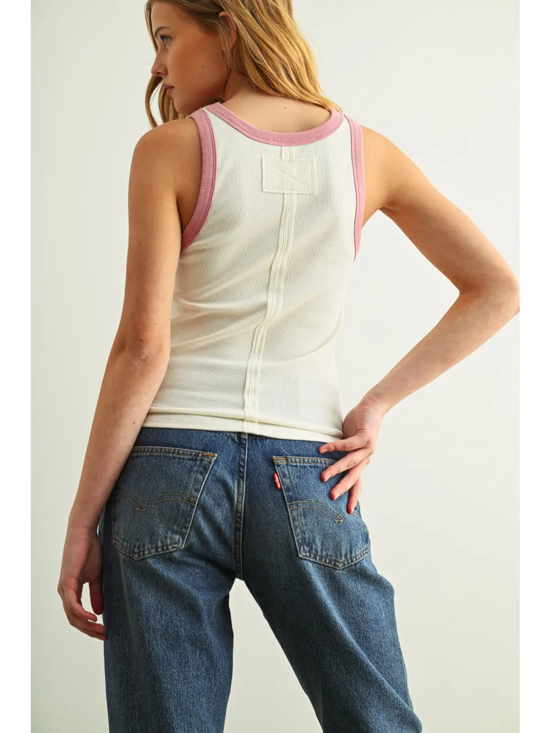 Color Contrast Tank Top