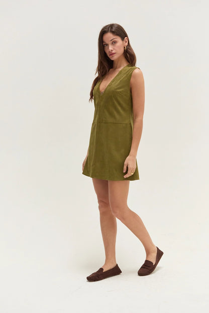 Von Suede Mini Dress