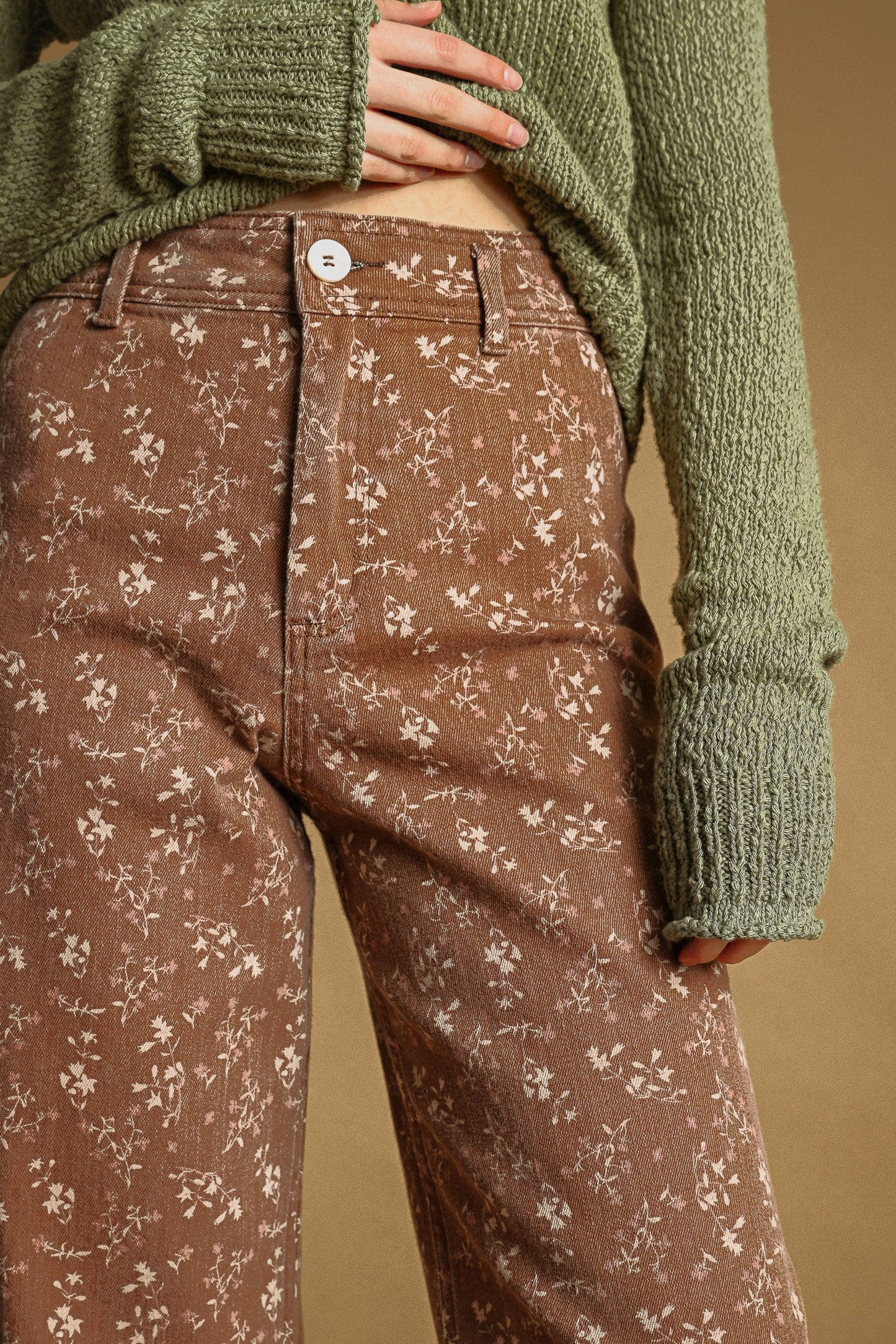 Floral Print Pants