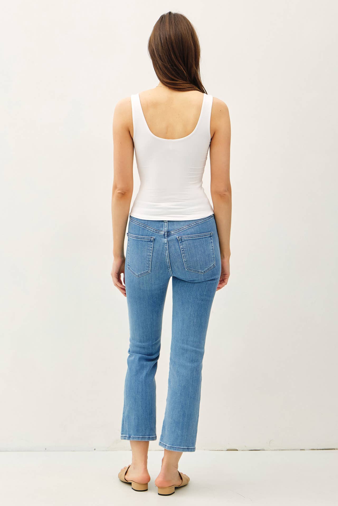 Double Lined Scoop Neck Tank