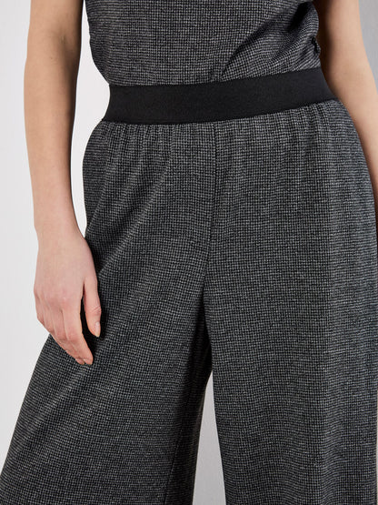 Dogtooth Print Lounge Pants