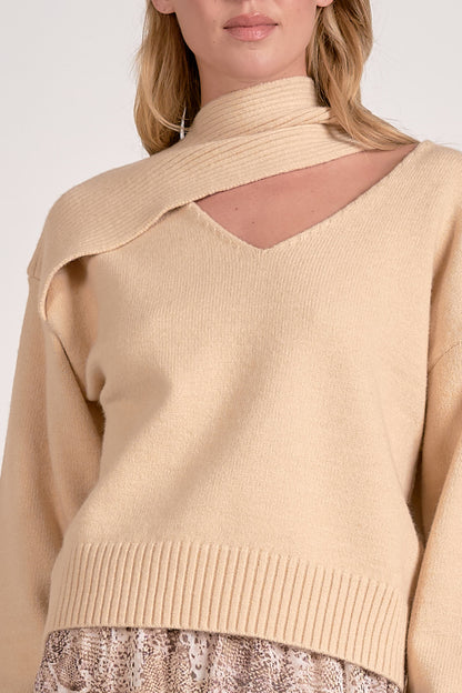 Brooke Scarf Sweater
