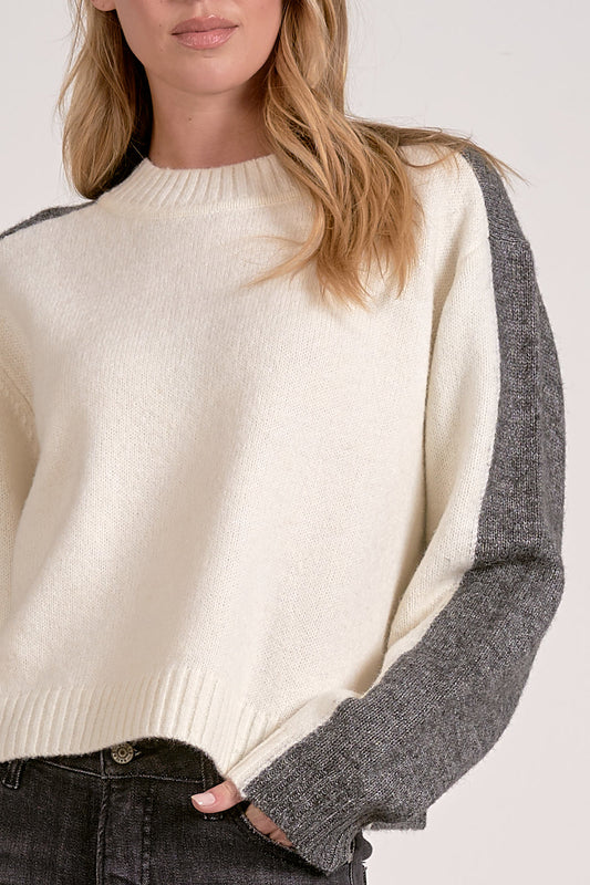 Front to Back Color Block Sweater