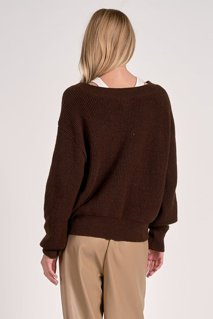 Layered Look Sweater