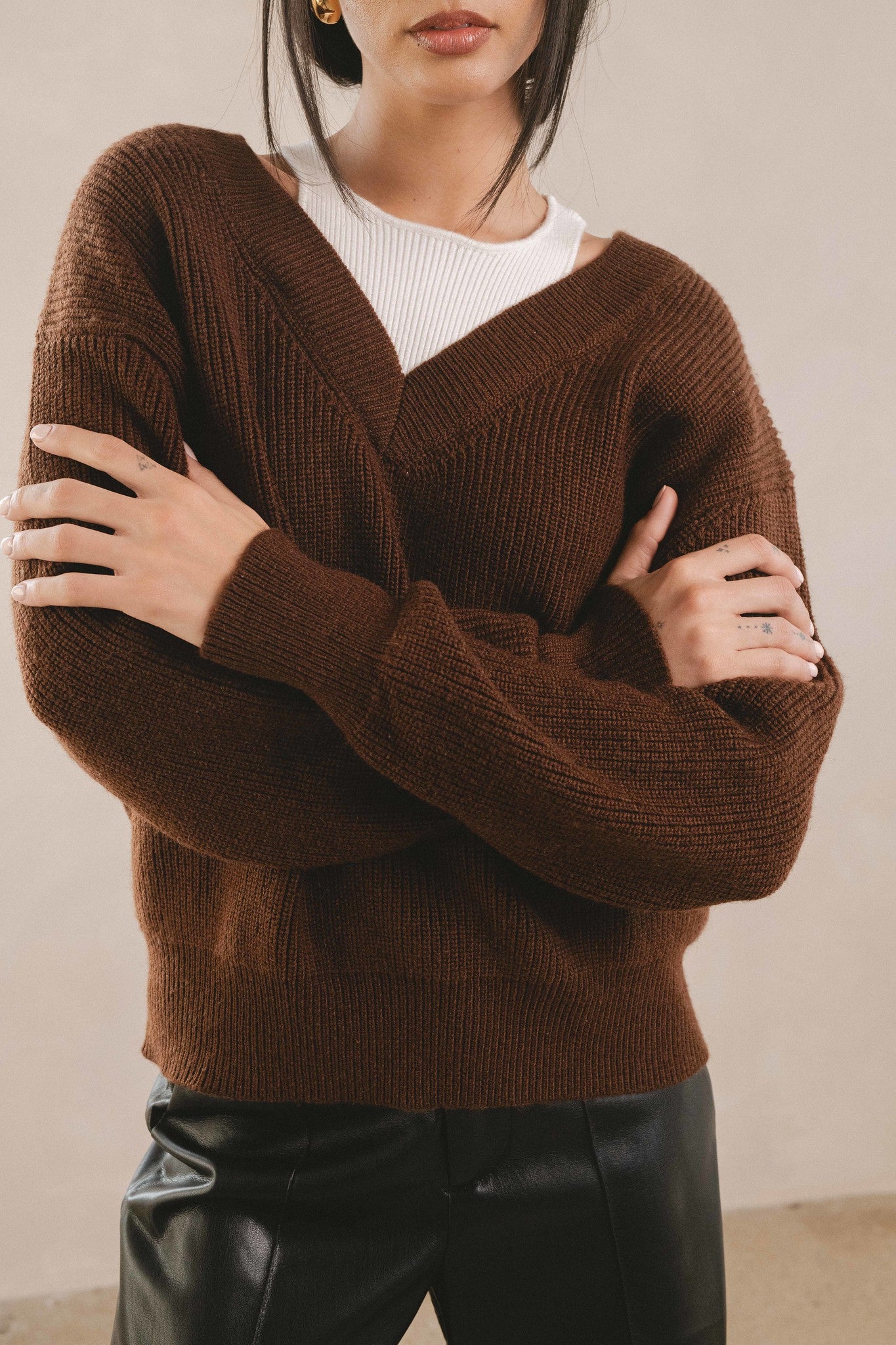 Layered Look Sweater