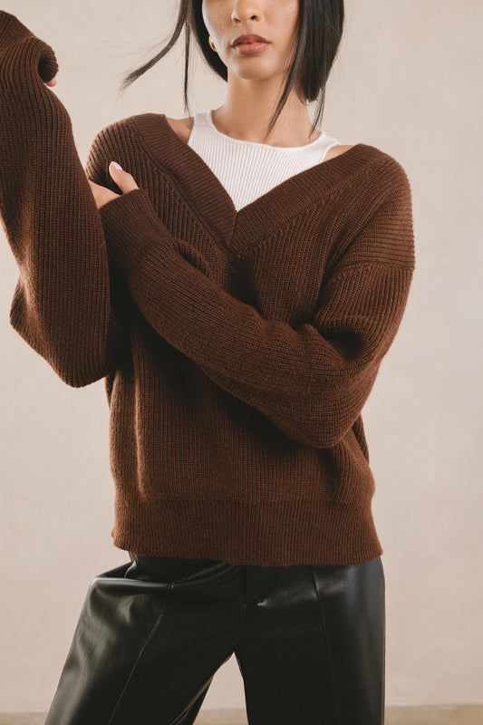 Layered Look Sweater