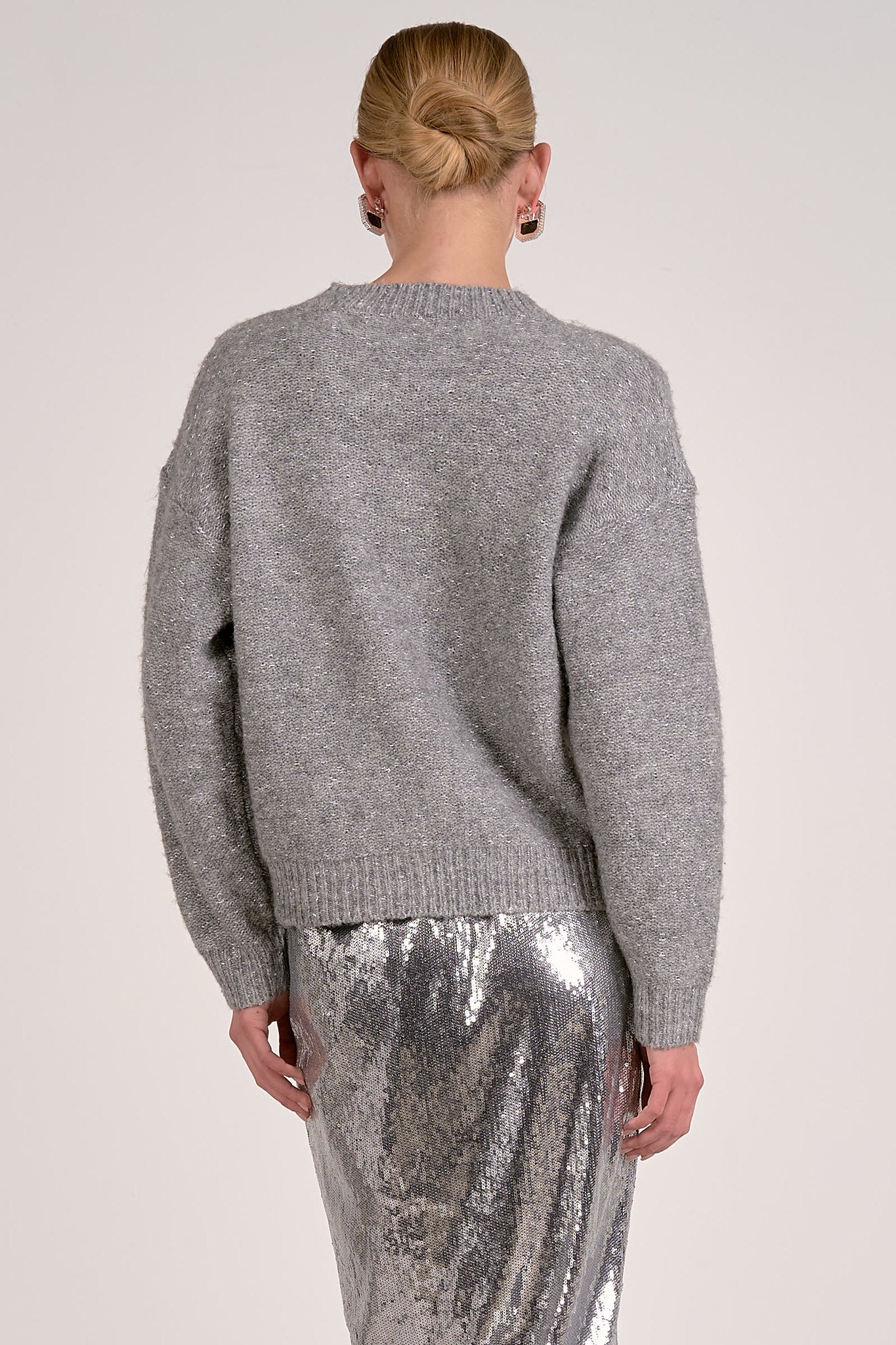Sequin Bow Sweater