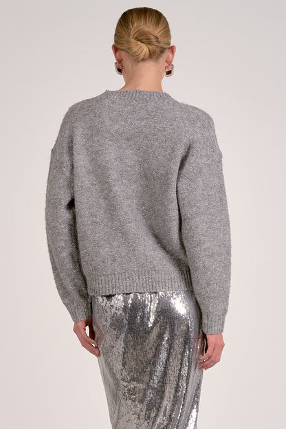 Sequin Bow Sweater