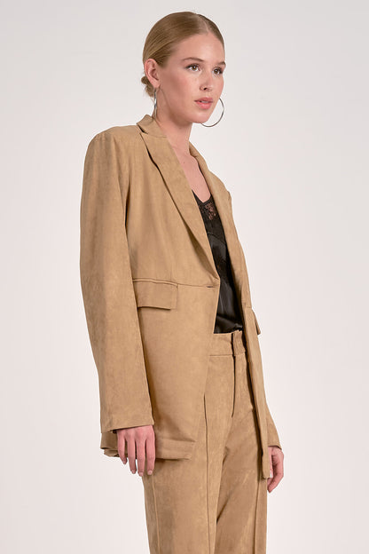 Microsuede Blazer