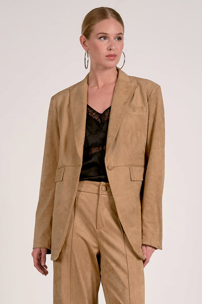 Microsuede Blazer