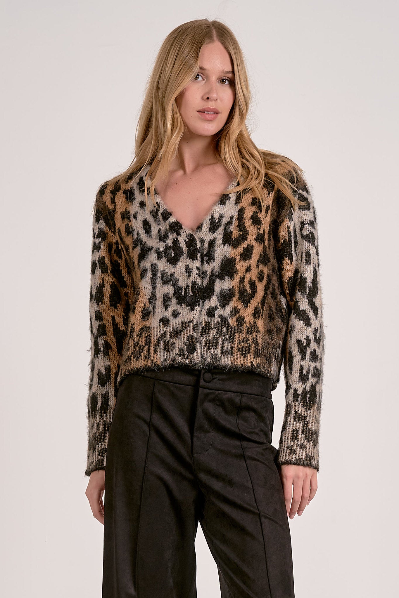 Cheetah Print Cardigan