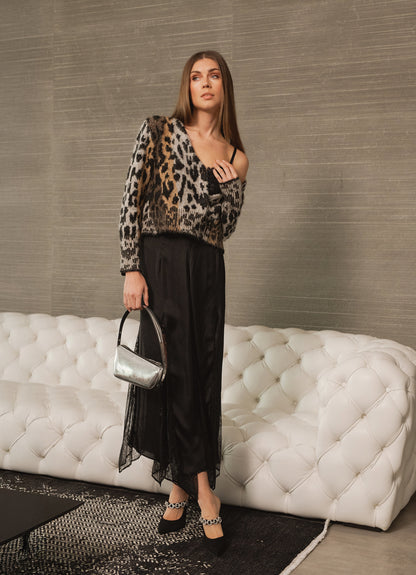 Cheetah Print Cardigan