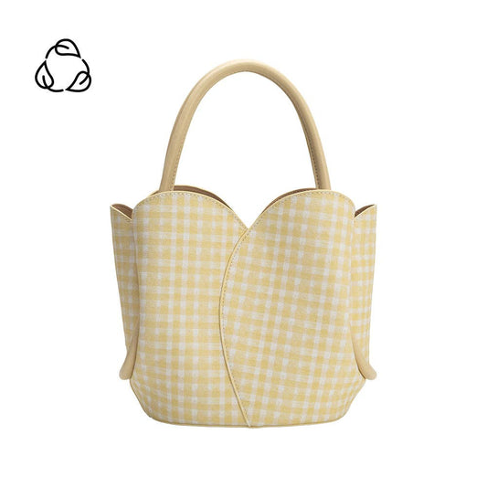 Gingham Tulip Top Handle