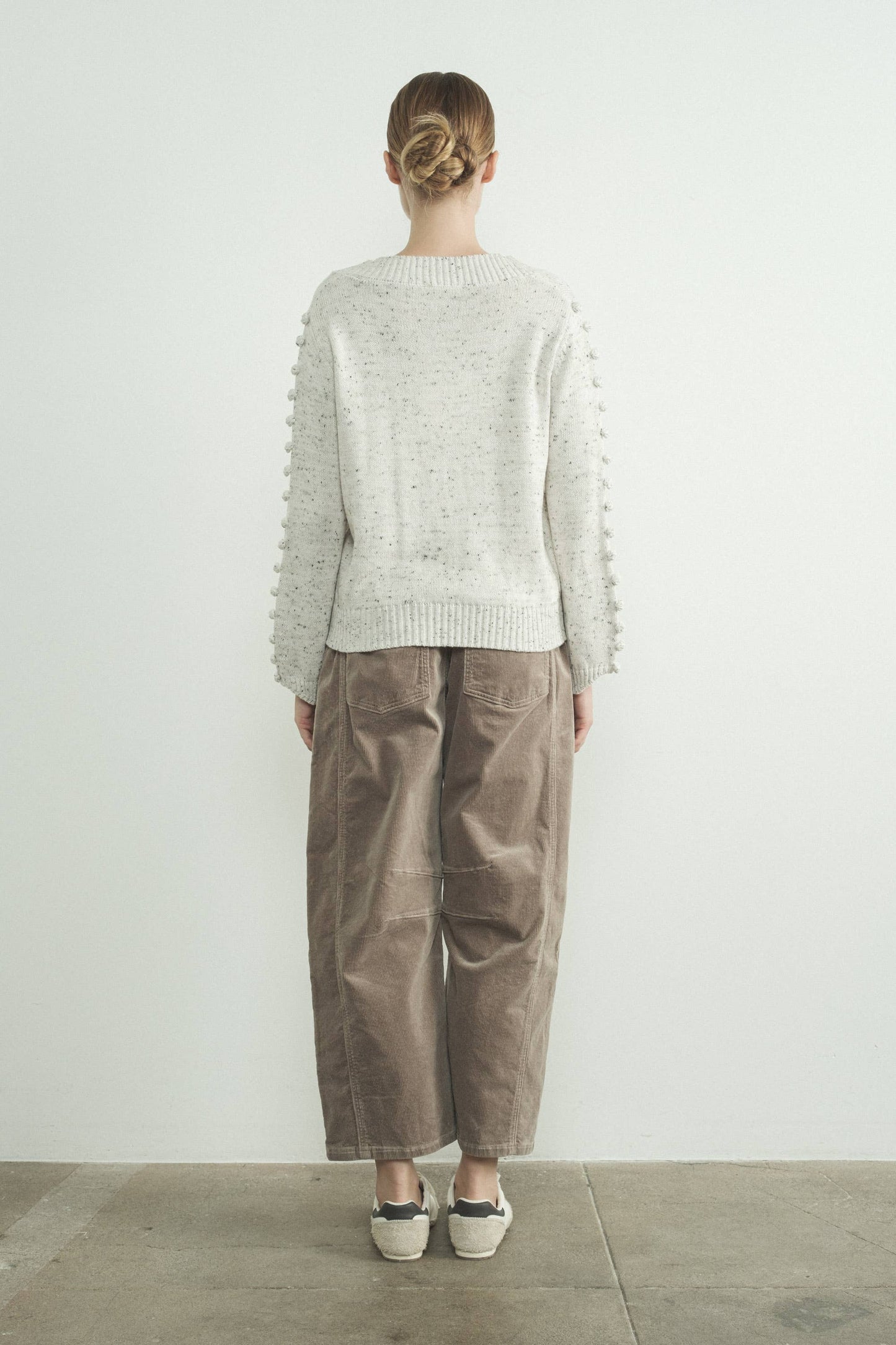 Relaxed Fit Cropped Barrel Cords